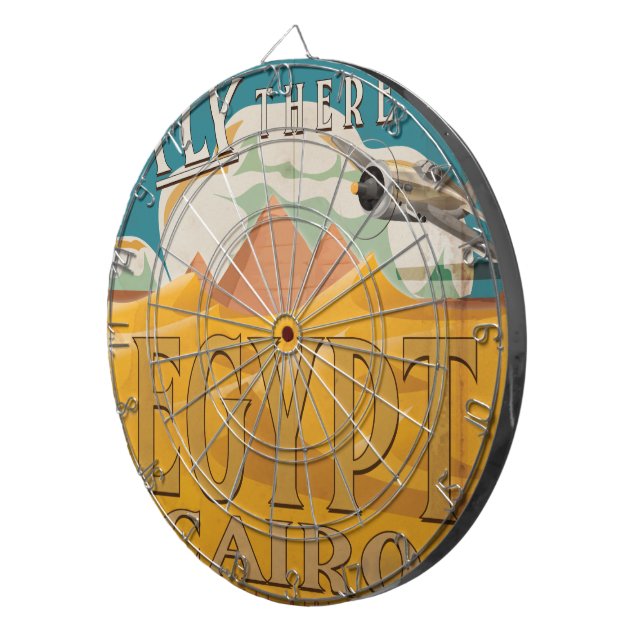 Cible De Fléchettes Vols là-bas - Égypte (Devant droit)