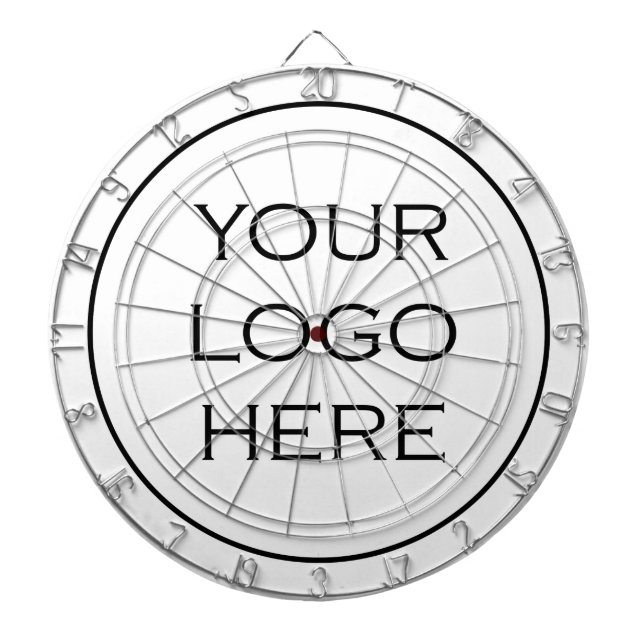 Cible De Fléchettes Votre entreprise Logo Professionnel (Devant)
