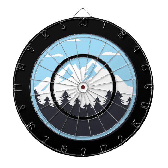 Cible De Fléchettes Welcome to the Mountains (Devant)