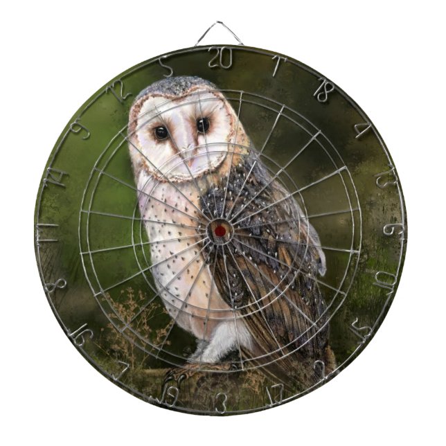 Cible de flechettes Western Barn Owl (Devant)