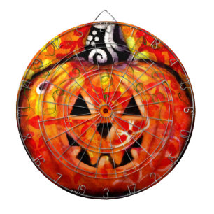 Cible de flechettes - Whimsical Halloween Jack-o'-