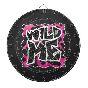 Cible De Fléchettes Wild Me Vache rose et blanc