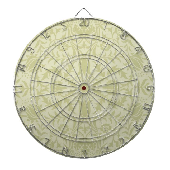 Cible De Fléchettes William Morris Borge Mariage Soft Green (Devant)