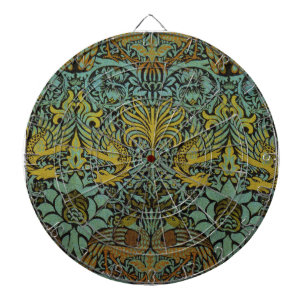 Cible De Fléchettes William Morris Peacock Dragon Fond d'écran
