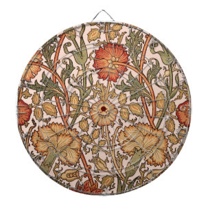 Cible De Fléchettes William Morris Rose Flower Fond d'écran Motif