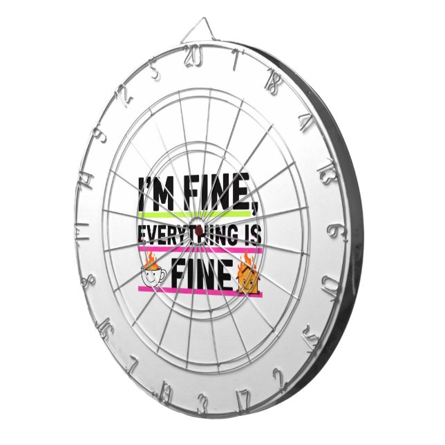 Cible De Fléchettes Wrapping Paper Flat Sheet Set of 3 (Devant droit)