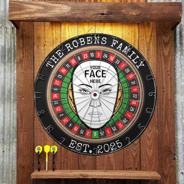 Cible De Fléchettes Your Face Here Dartboard (Créateur téléchargé)