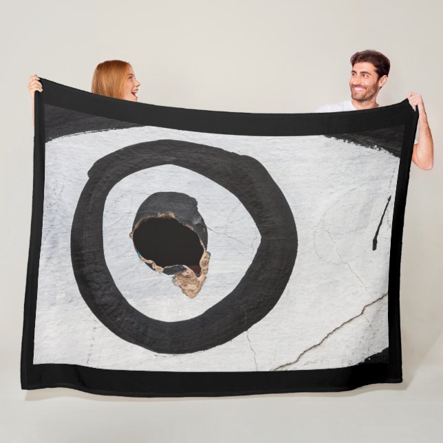 cible déchirure la couverture en toison (En situation)