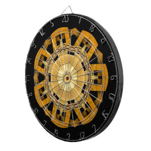 Cible d'or de Cible de flechettes