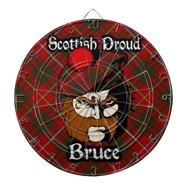 Cible écossaise de tartan de Bruce de clan (Devant)