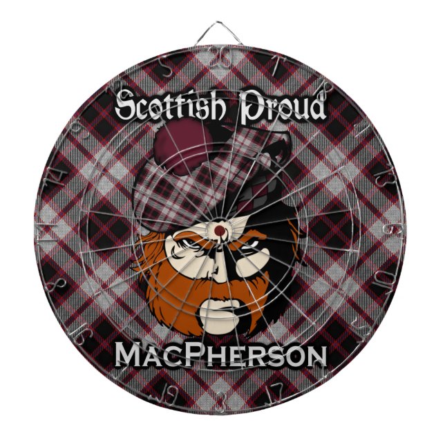 Cible écossaise de tartan de MacPherson de clan (Devant)