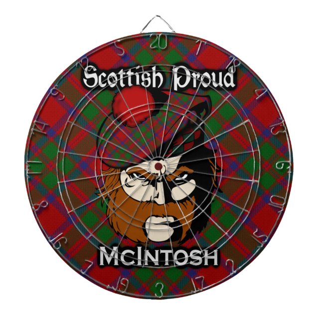 Cible écossaise de tartan de McIntosh de clan (Devant)
