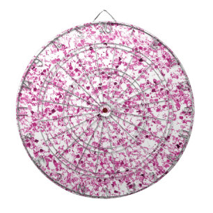 Cible rose de parties scintillantes