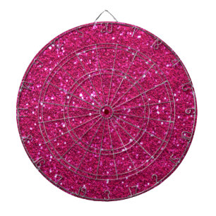 Cible rose de parties scintillantes