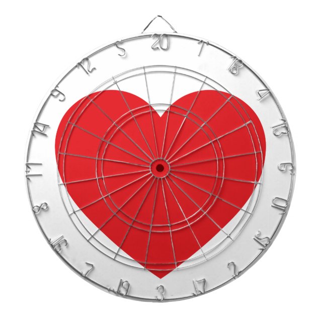 Cible rouge de coeur (Devant)