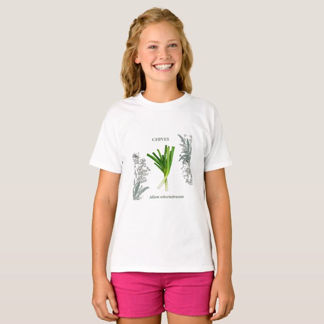 Ciboulette — Allium schoenoprasum T-Shirt (Front Full)