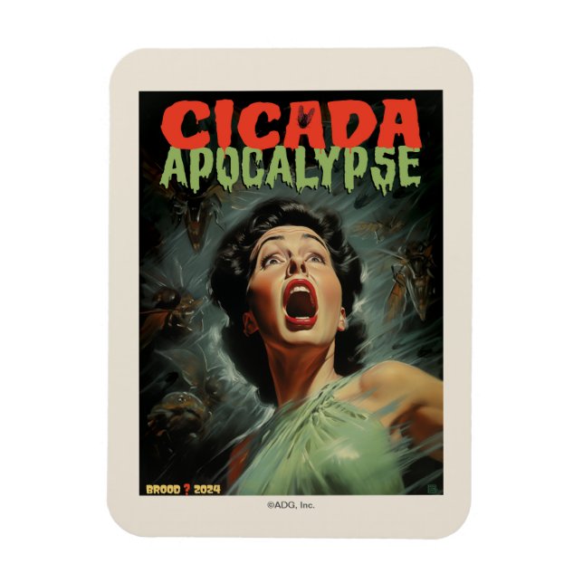 Cicada Apocalypse 2024 Magnet (Vertical)