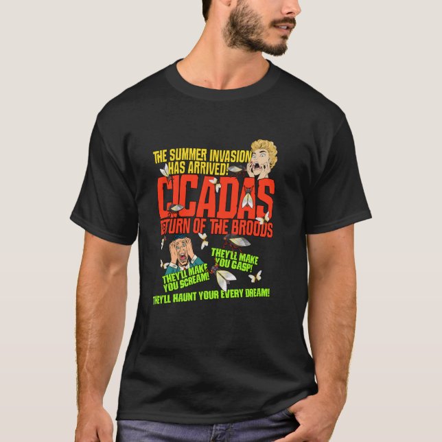 Cicada Arrival Shirt the Invasion of the Cicada Br (Front)