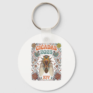 Cicada Brood Xiv Summer 2025 Reunion Tour Swarm Ci Keychain