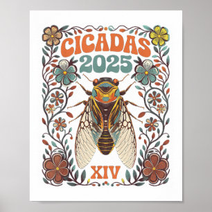 Cicada Brood Xiv Summer 2025 Reunion Tour Swarm Ci Poster