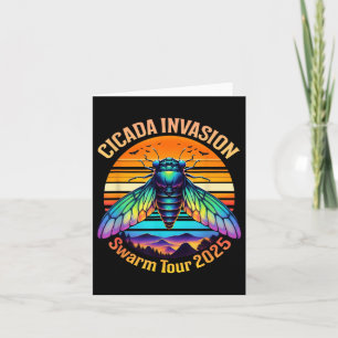 Cicada Brood Xiv Summer Cicadas Swarm Tour 2025 Card