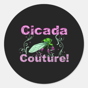 Cicada Bug - Cute Insect Lover Classic Round Sticker