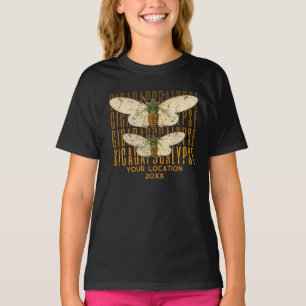 Cicada Cicadapocalypse 2024 Custom Location T-Shirt