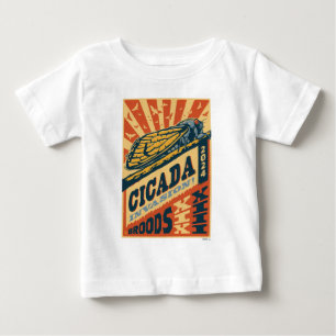 Cicada Invasion 2024 Letter Press Baby T-Shirt