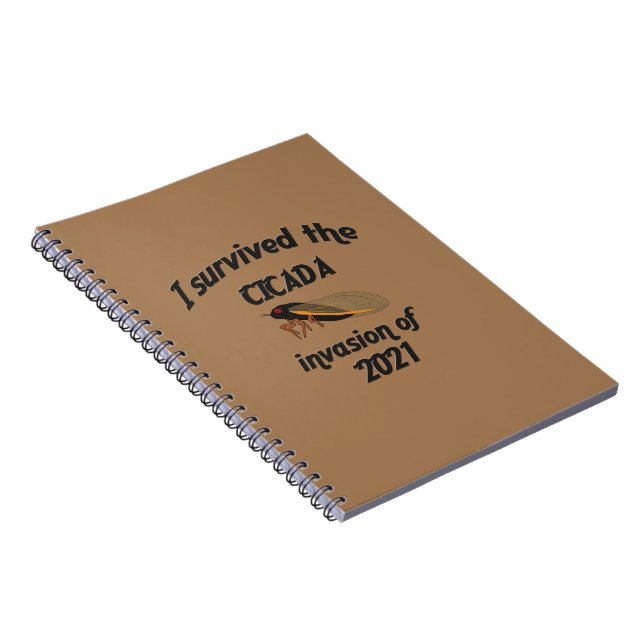 Cicada Invasion Notebook (Right Side)