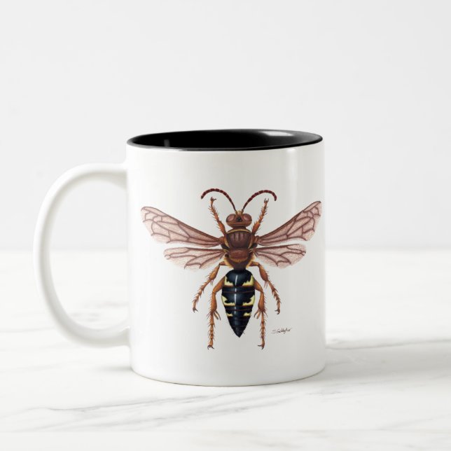 Cicada Killer mug (Left)