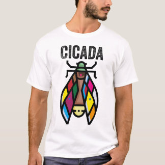 Cicada Lover Insecte Cute Cicada Insecte Tymbals T-Shirt