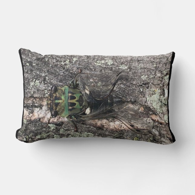 Cicada Lumbar Pillow (Front)