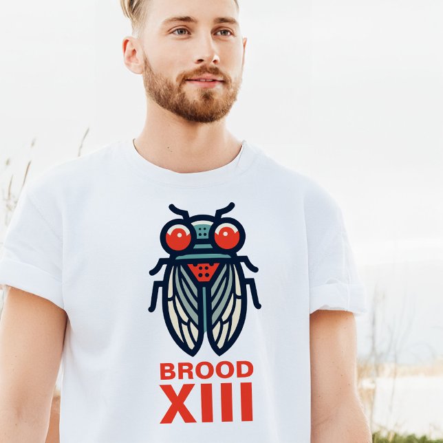 Cicada Magicicada Brood XIII Custom Text T-Shirt (Creator Uploaded)