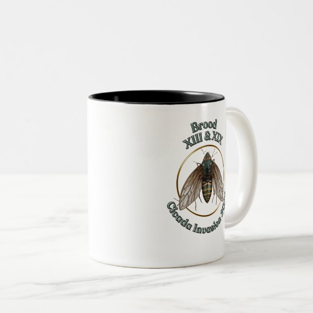 Cicada mug Cicada 2024 Brood XIII & XIX (Devant droit)