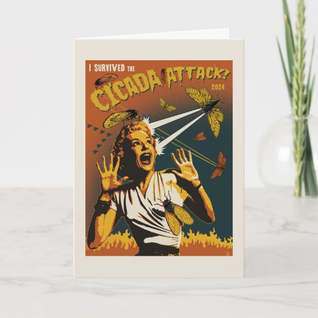 Cicada Screaming Lady 2024 Card (Front)