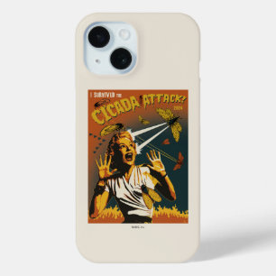 Cicada Screaming Lady 2024 iPhone 15 Case
