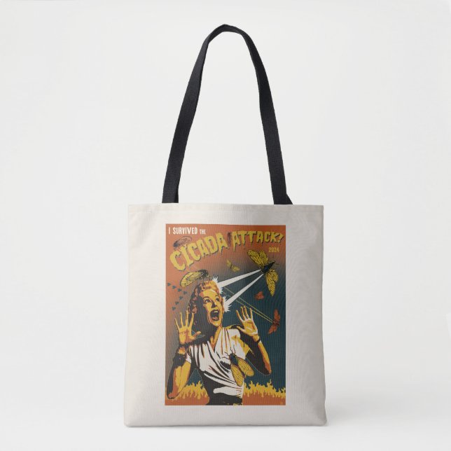 Cicada Screaming Lady 2024 Tote Bag (Front)