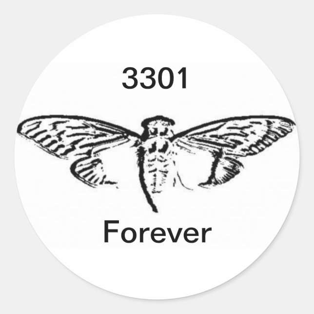 Cicada sticker (Front)