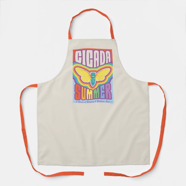 Cicada Summer Love Apron (Front)