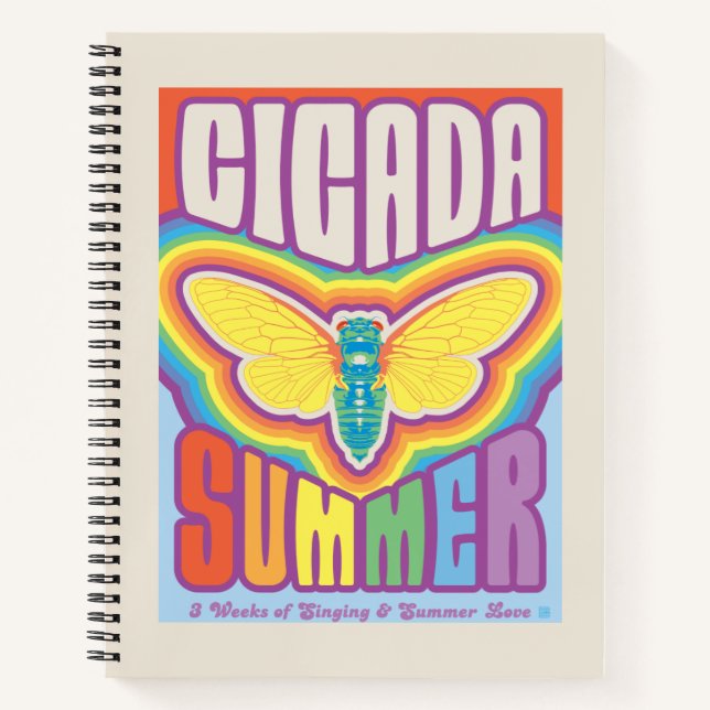 Cicada Summer Love Notebook (Front)
