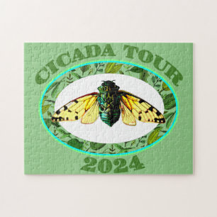 Cicada Tour 2024 Insect Lover Broods XIII and XIX Jigsaw Puzzle