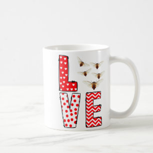 Cicada Valentines Day Love Valentine Cute Hearts  Coffee Mug