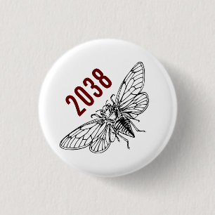 Cicadas 2038 1 inch round button