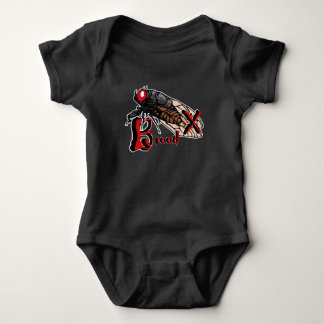 cicadas brood x emergence baby bodysuit