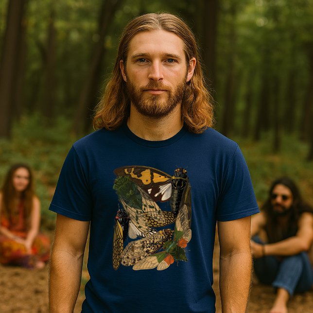 Cicadas Insects Vintage 1929 Illustrations T-Shirt (Creator Uploaded)