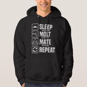 Cicadas Life Cycle Sleep Moult Mate Repeat Entomol Hoodie