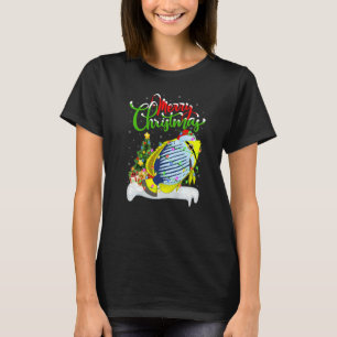 Cichlid Fish  Xmas Decorations Santa Cichlid Chris T-Shirt