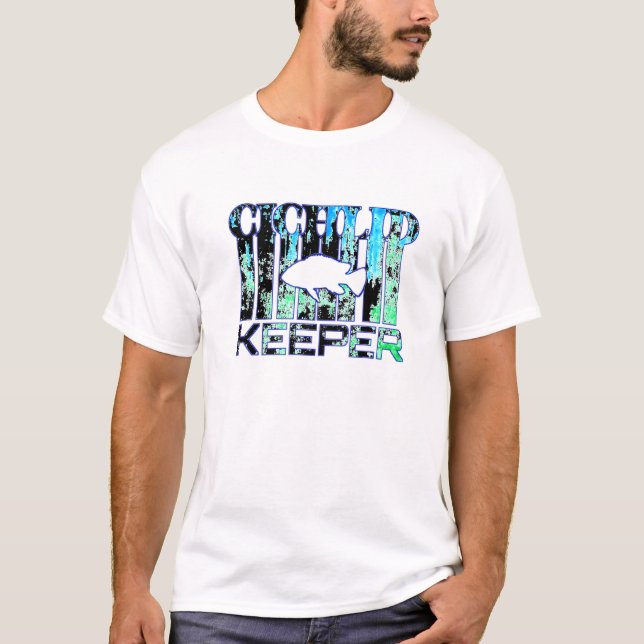 Cichlid Keeper Splashing Aquarium Cichlid Fish Bre T-Shirt (Front)