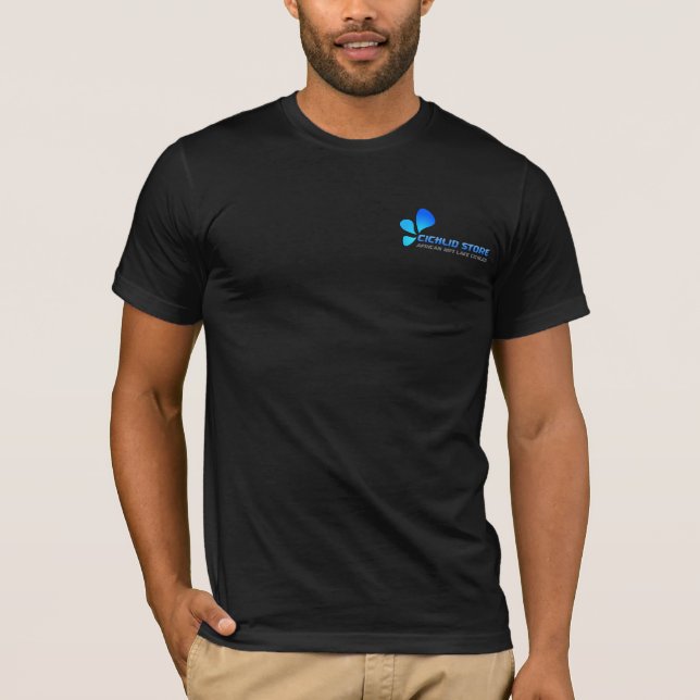 Cichlid Store - Logo & Web T-Shirt (Front)