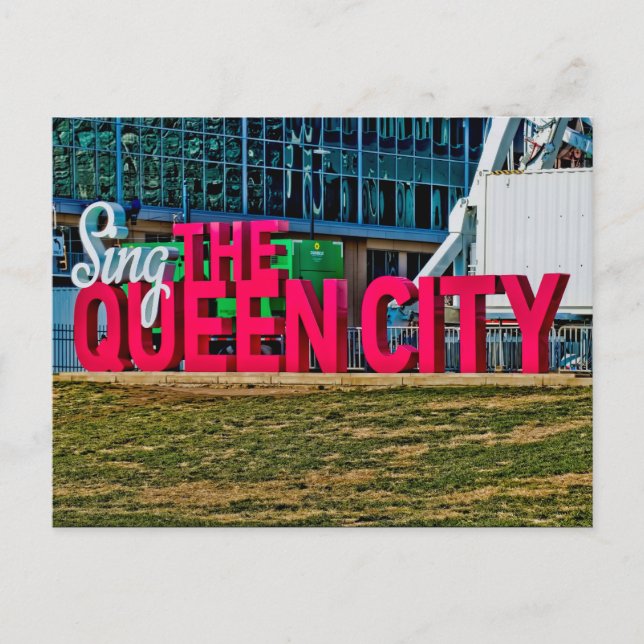 Cicinnati , Ohio, The Queen City Postcard (Front)